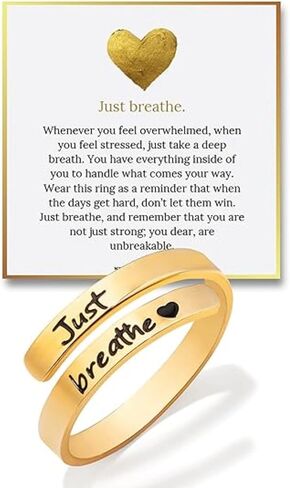 I F♡cking Love You Ring For Women, Hope Rings Adjustable Stainless Steel Silver Promise Jewelry Gift in Kuwait