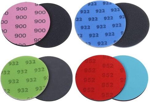 Glass Repair Kit Glass Welding Splatter Removal Pad Kit 6 inch 4Pcs/Pack Grinding Polishing Abrasive Disc Mesh Net Sanding Pads in Saudi Arabia