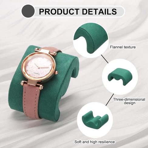 UXCELL 4PCS Watch Case Plows ، MAPED Watch Watch Display Pillow Velvet Watch Cushion Prespons in Kuwait