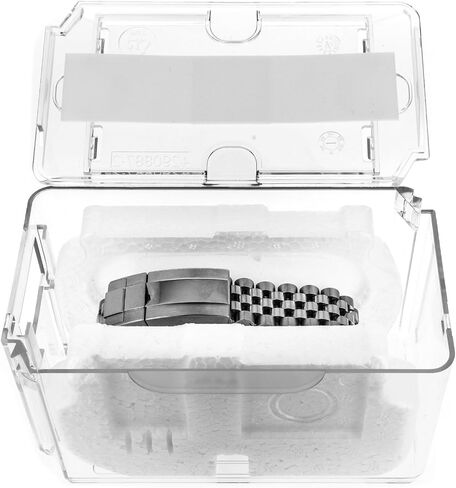 2pk Clear Plastic Watch Case Coffin Travel Essentials Jewelry Organizers and Storage in Kuwait