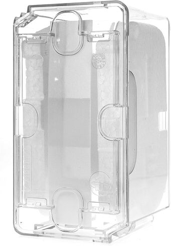 2pk Clear Plastic Watch Case Coffin Travel Essentials Jewelry Organizers and Storage in Kuwait