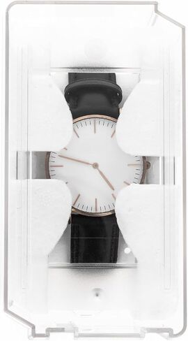 2pk Clear Plastic Watch Case Coffin Travel Essentials Jewelry Organizers and Storage in Kuwait