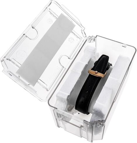 2pk Clear Plastic Watch Case Coffin Travel Essentials Jewelry Organizers and Storage in Kuwait