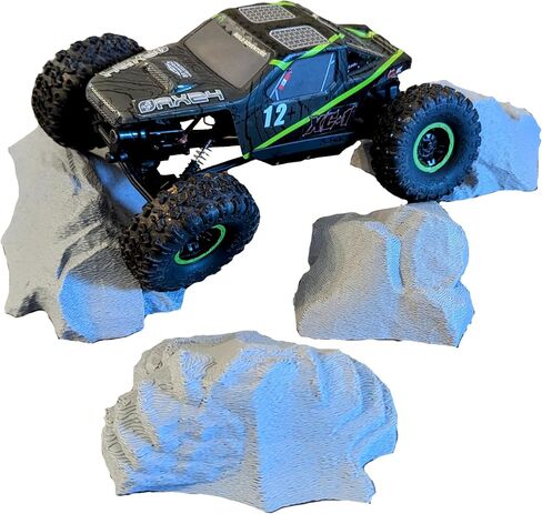 شاحنات RC Crawler Rock Obstacles بمقياس 1/18 و1/24 (بني) in Saudi Arabia