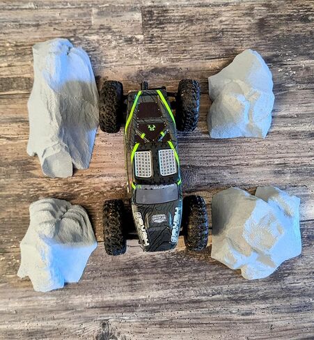 شاحنات RC Crawler Rock Obstacles بمقياس 1/18 و1/24 (بني) in Saudi Arabia