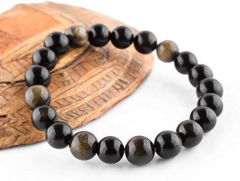 Clarity Crystal Bracelet - Moonstone Beaded Bracelet for Men - Traveler's Protection - Unisex Stretch Bracelet - Natural Gemstone Beads Jewelry, Birthstone, Healing, Chakra, Yoga Balancing, Reiki in Saudi Arabia