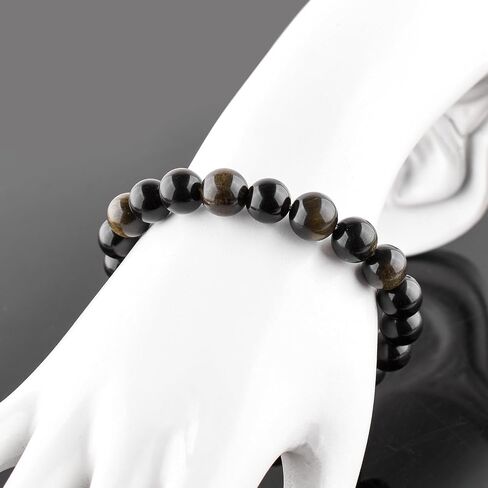 Clarity Crystal Bracelet - Moonstone Beaded Bracelet for Men - Traveler's Protection - Unisex Stretch Bracelet - Natural Gemstone Beads Jewelry, Birthstone, Healing, Chakra, Yoga Balancing, Reiki in Saudi Arabia