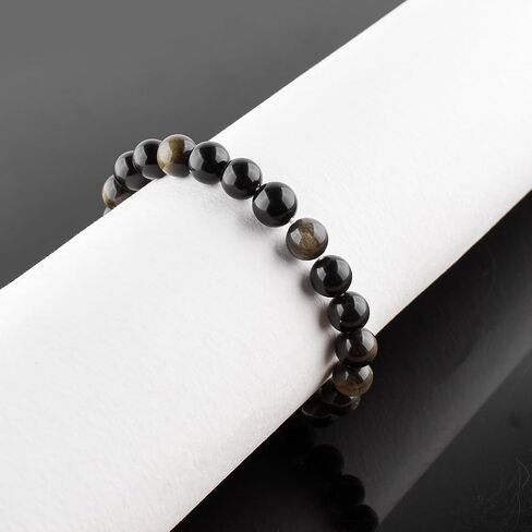 Clarity Crystal Bracelet - Moonstone Beaded Bracelet for Men - Traveler's Protection - Unisex Stretch Bracelet - Natural Gemstone Beads Jewelry, Birthstone, Healing, Chakra, Yoga Balancing, Reiki in Saudi Arabia