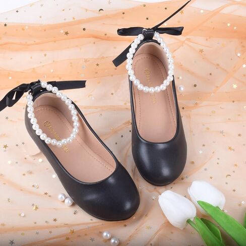 Toddler Flower Girl's Dress Shoes Mary Jane Ballet Shoes for Party,School, Birthday,Performance,Wedding in Kuwait