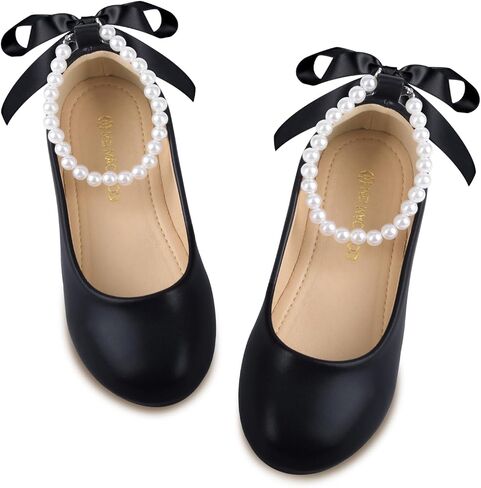 Toddler Flower Girl's Dress Shoes Mary Jane Ballet Shoes for Party,School, Birthday,Performance,Wedding in Kuwait