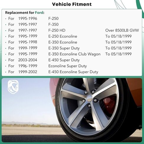 مجموعة من قطعتين من قطع غيار مجموعة فرجار الفرامل الأمامية لسيارة Ford F-250 F-350 E-250 E-350 E-450 Econoline Super Duty in Saudi Arabia