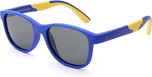Pro Acme Toddler Sunglasses Kids Bollized UV400 حماية TPEE Retro Sun Glasses للأولاد الفتيات 2-8 in Saudi Arabia
