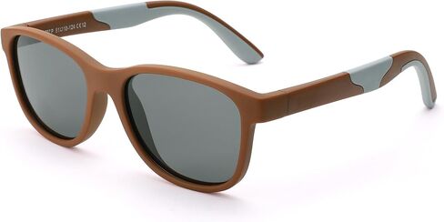 Pro Acme Toddler Sunglasses Kids Bollized UV400 حماية TPEE Retro Sun Glasses للأولاد الفتيات 2-8 in Saudi Arabia