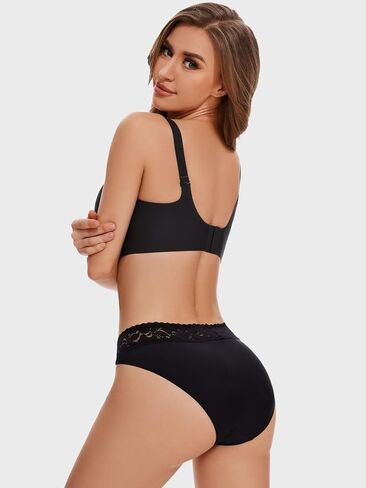 habibee Womens Bikini Underwear, Soft and Breathable Ladies Lace Briefs for Women, Stretch Panties in Saudi Arabia