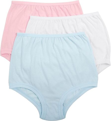 National 100% cotton Cuff Leg Panties, Everyday Essential Comfort - Covered Leg Opening for No-Pinch, No-Bind, 6-pk in Saudi Arabia