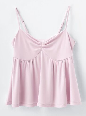Omkagi لطيف peplum قمم القميصات للنساء المبني في حمالة صوتية الخروج من Tank Top in Kuwait