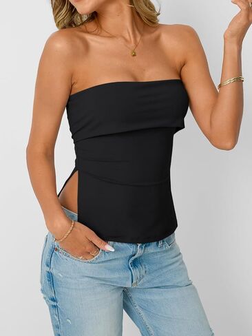 Out Out Tube Tops for Women 2025 Strendy Summer Off Houtgle Lughly Tove Tort Top Y2K Outfits in Kuwait
