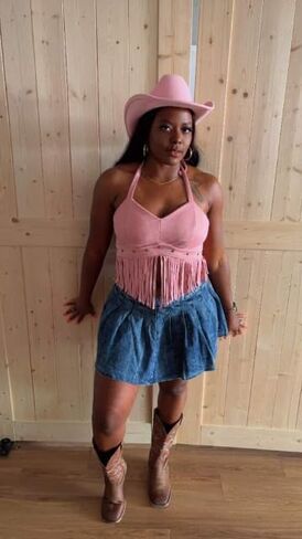 Country Concert Outfit for Women Fringe Western Rodeo Cowgirl Shirts 70s Hippie Tops with Tassel in Saudi Arabia