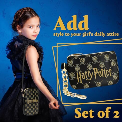 Harry Potter | Hello Kitty Purse Girls Teens Women Shoulder Bag Zipped Coin Purse Crossbody Bag in Kuwait