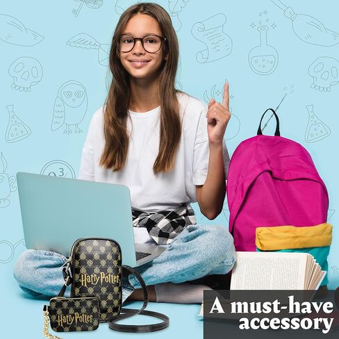 Harry Potter | Hello Kitty Purse Girls Teens Women Shoulder Bag Zipped Coin Purse Crossbody Bag in Kuwait