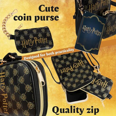 Harry Potter | Hello Kitty Purse Girls Teens Women Shoulder Bag Zipped Coin Purse Crossbody Bag in Kuwait