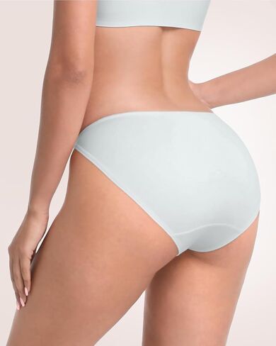 Luckmeey Cotton Intelair for Women Sexy ملابس داخلية عالية لا توجد ملابس داخلية لا تظهر سراويل داخلية لا توجد ملخصات خط 5 حزمة in Kuwait