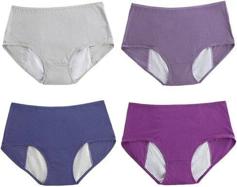 Leakproof Ladies Underwear,Incontinence Underwear for Women,Leak Proof Panties for Women Over 60 in Saudi Arabia