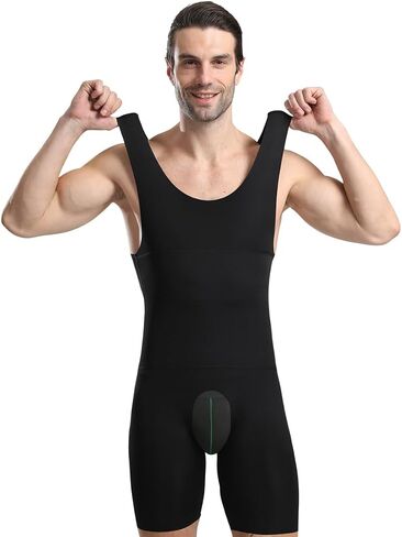 بارونونغ رجال بلا أكمام كامل الجسم المشكل الداخلي الانحدار الانحدار bodysuit in Kuwait