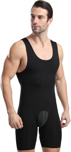 بارونونغ رجال بلا أكمام كامل الجسم المشكل الداخلي الانحدار الانحدار bodysuit in Kuwait