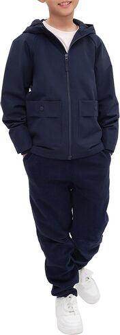 Rokka&Rolla Boys' Water-Resistant Fleece Lined Windbreaker Ripstop Transitional Jacket in Saudi Arabia