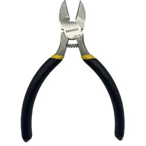 BOOSDEN 5 "قواطع قطرية، 5 قطع قواطع أسلاك، كماشة قطع DIY، قواطع جانبية محملة بنابض، قصاصات سلكية لصنع المجوهرات وقطع الأسلاك