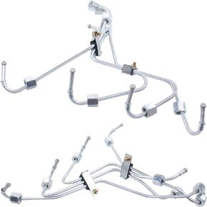 حزمة Applianpar من 8 خطوط حقن الوقود لفورد F-150 1984 ، ل F-250 F-350 198-1994 6.9L 7.3L محركات ديزل IDI