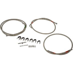 Dorman 819-810 Flexible Stainless Steel Braided Fuel Line Compatible with Select Chevrolet/GMC Models (OE FIX)