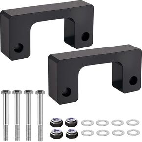 EVIL ENERGY 1" Leveling Lift Kit Compatible with 2007-2019 Chevy Silverado 1500 Avalanche Suburban Tahoe/GMC Sierra Yukon, 1 inch Front Suspension Strut Spacers Black