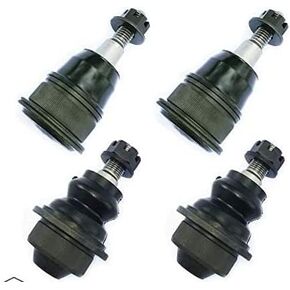 Kryptonite Upper and Lower Ball Joint Package Deal (For Stock Control Arms) Compatible with 2001-2010 Chevy/GMC 2500HD 3500HD