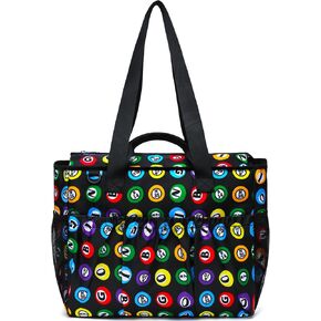 Bingo Tote Bag with Pockets for Daubers and Accessories