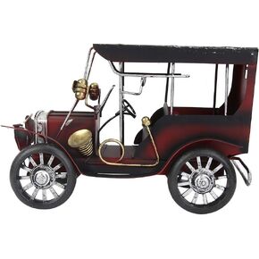 طراز Oumefar Classic Car ، Metal Antique Vintage Car Model Old Vintage Model Model Ornament لمجموعات Car Craft Craft Corn