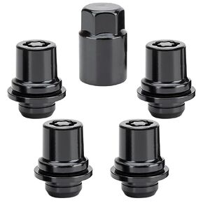 العجلة قفل Lug Nut Set M12 x 1.5 مضاد للسرقة Toyota Camry Tacoma Corolla Highlander Avalon Rav4 Sienna Venza Celica Prius Matrix chr mirai lexus rx350 IS250 ES350 NX200T استبدال 00276-00900