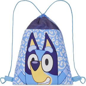 Bluey Swim Bag for Kids, String Bag for Swimming, Sports - Drawstring Backpack
