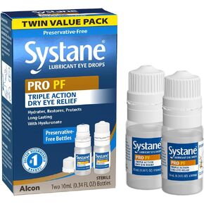 Systane Pro PF متعددة الجرعة الجرعة الخالية من المواد الحافظة قطرات 2 COUNT