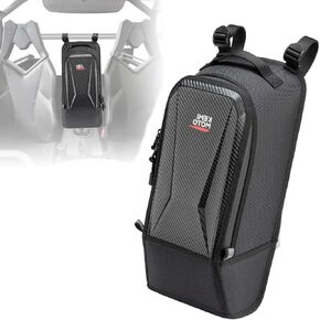 KEMIMOTO Storage Bag Compatible with Can-Am Commander Maverick Trail Sport, Center Console Between Seat Seat Organizer Shoulder Storage EVA Water-resistant