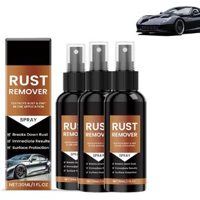 2025 Advanced Rust Remover Spray - Heavy Duty Rust Dissolver for Metal, Cars, and Tools - Effective Iron Stain Cleaner for Multiple Surfaces