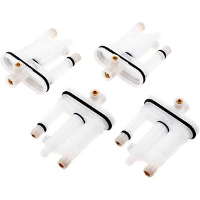 4 Pack 592792 596522 559648 596521 Carburetor Main Jet Compatible with Briggs-stratton Engine Replacement for 09P702 Lawn Garden Carburetor Engines Fuel Module Main Jet Fuel Kit