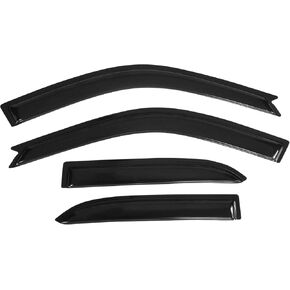 Window Visor متوافق مع 2001-2005 لكزس IS300 4 باب ، طراز نحيف الدخان الاكريليك الملون من أشعة الشمس الحرس درع تنفيس من قبل Ikon Motorsports ، 2002 2004