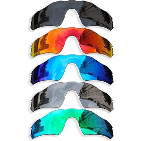 5 قطع العدسات الاستبدال المستقطبة لمسار رادار Oakley EV OO9208 نظارة شمسية مضادة للخلع ومقاومة للأثر