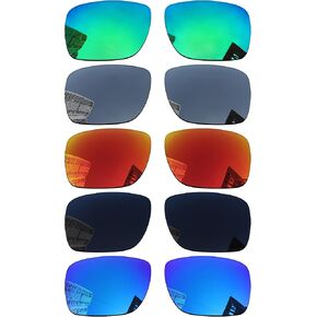 Acefrog 5 Pairs Polarized Replacement Lenses for Oakley Holbrook Metal OO4123 55mm Sunglasses, Perfectly Fit, Shatterproof, Anti-scratch, Value Pack