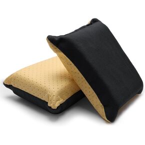 2PCS Window Defogger Sponge, Absorbent Window Glass Defogger Car Windshield Cleaner for Auto Cleaning (Yellow+Black)