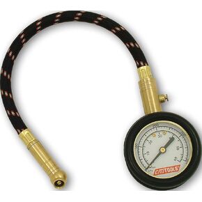 Cruztools DTPG1 Tirepro Dial Tyre مقياس الإطارات لـ PowerSports ، Black