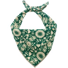 Floral Bandanas for Women Men, 27" x 27" Large Cotton Bandana Headband Head Wraps Hair Scarf for Beach Camping