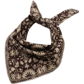 Cotton Hair Bandana for Women Men Flower Head Scarf for Women's Hair Headscarf for Leisure School Beach Party